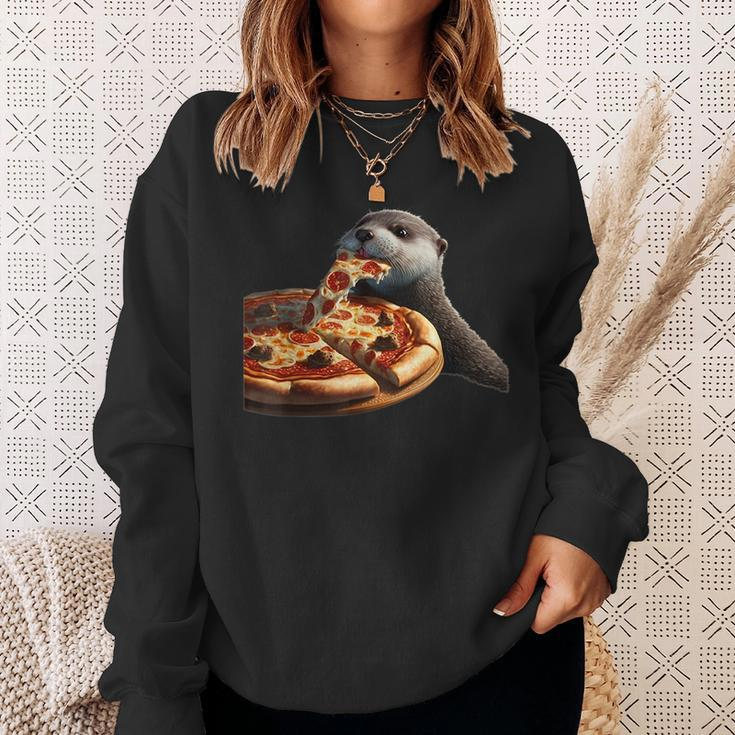 Sea Otter Lover Funny Design Sweatshirt Gifts for Her