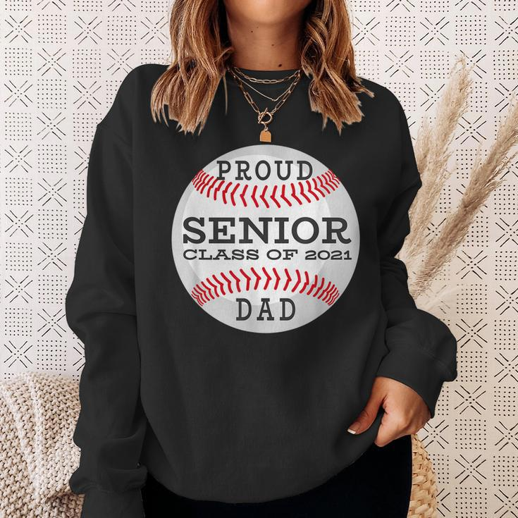 Senior Baseball Player Dad Class Of 2021 Gift For Mens Sweatshirt Gifts for Her
