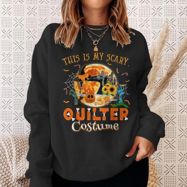 Sewing & Quilting This Is My Scary Quilter Costume Halloween Sweatshirt Gifts for Her