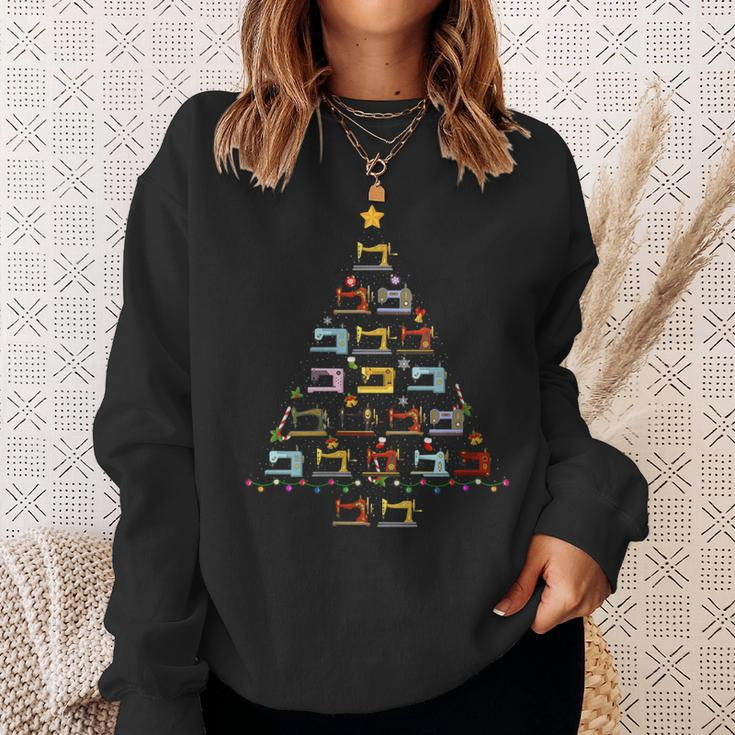 Sewing Machine Christmas Tree Ugly Christmas Sweater Sweatshirt Gifts for Her
