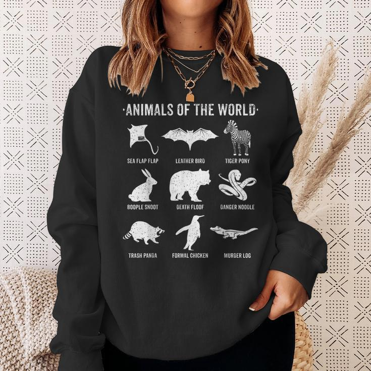 Simmple Vintage Humor Funny Rare Animals Of The Worlds Animals Funny Gifts Sweatshirt Gifts for Her