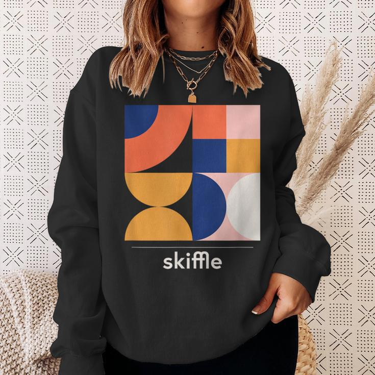 Skiffle Vintage Jazz Music Band Minimal Sweatshirt Gifts for Her