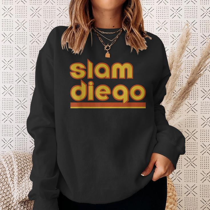 Slam Diego Funny Baseball Standard Baseball Funny Gifts Sweatshirt Gifts for Her