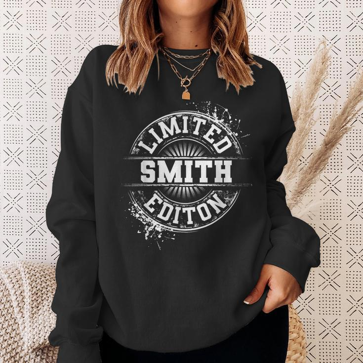 Smith Funny Surname Family Tree Birthday Reunion Gift Idea Sweatshirt Gifts for Her