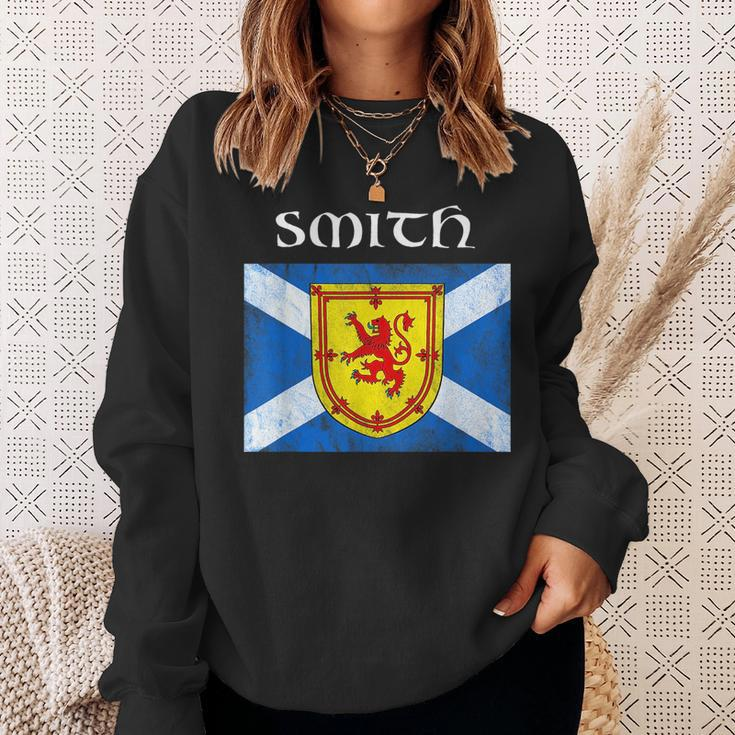 Smith Scottish Clan Name Gift Scotland Flag Festival Smith Funny Gifts Sweatshirt Gifts for Her