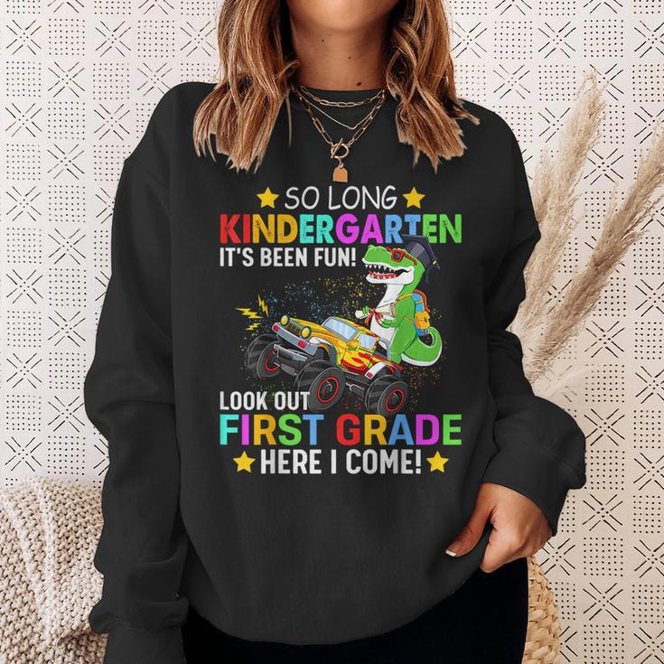 So Long Kindergarten First Grade Here I Come Back To School Sweatshirt Gifts for Her
