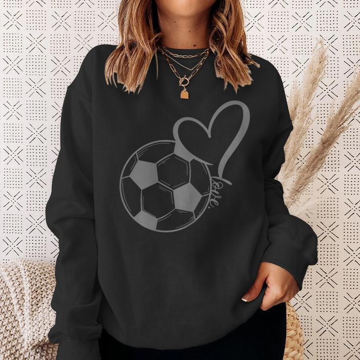 Soccer Love Pala‘Ili Soccer Funny Gifts Sweatshirt Gifts for Her