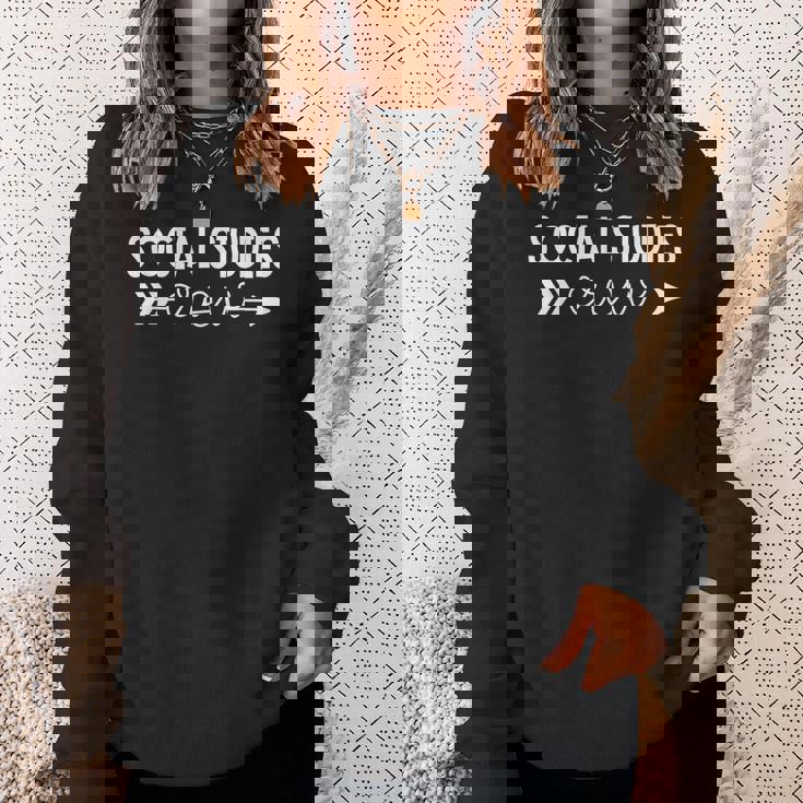 Social Studies Team Social Studies Crew Sweatshirt Gifts for Her