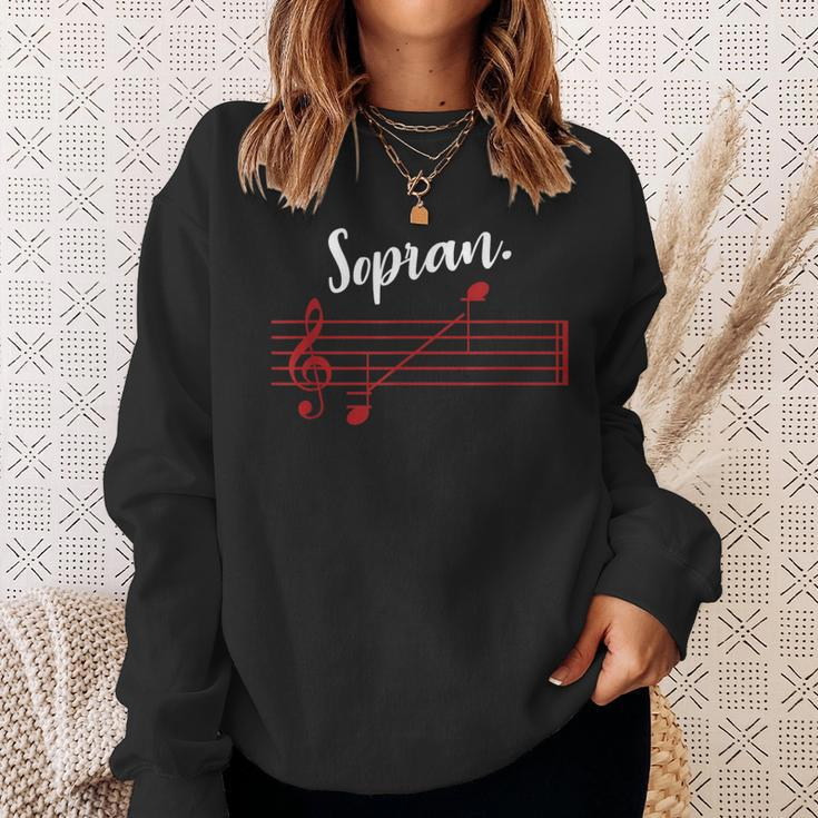 Soprano Singer Soprano Choir Singer Musical Singer Sweatshirt Gifts for Her