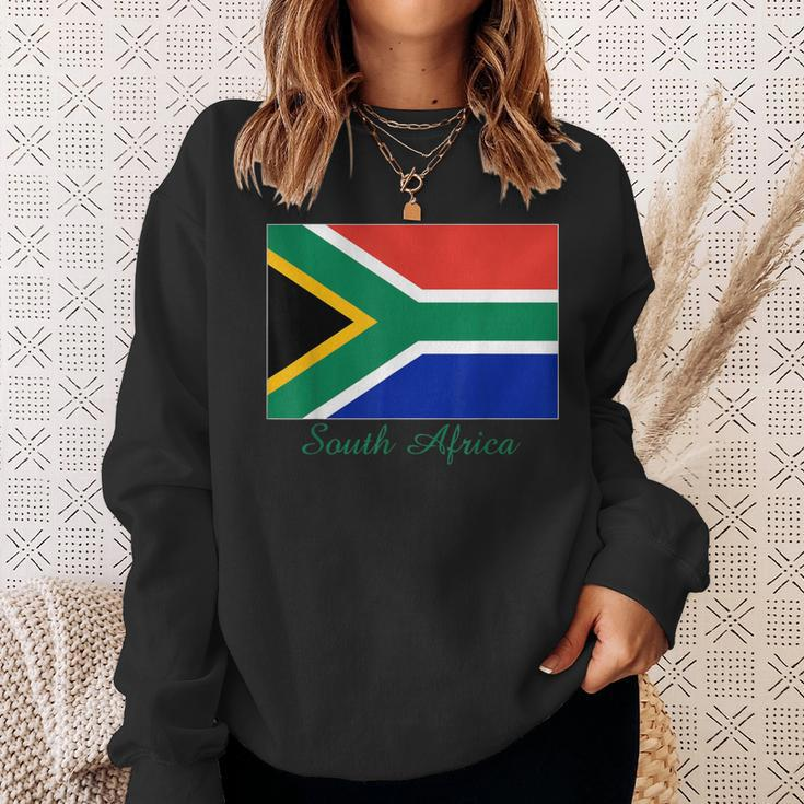 South Africa African Flag Souvenir Sweatshirt Gifts for Her