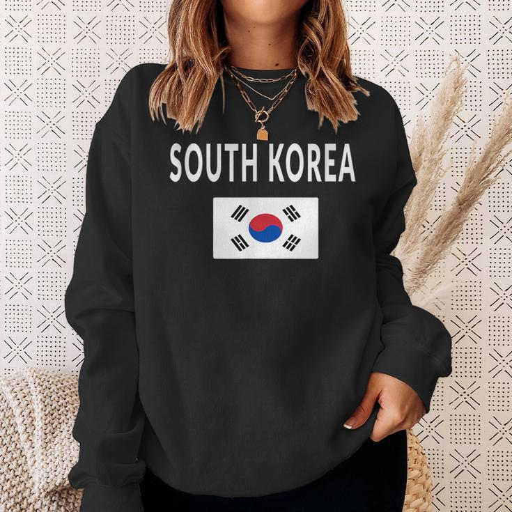 South Korea Korean Flag Souvenir Gift Seoul Sweatshirt Gifts for Her