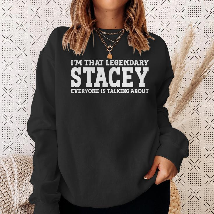 Stacey Personal Name First Name Funny Stacey Sweatshirt Gifts for Her
