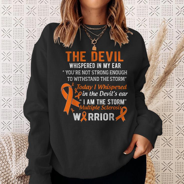 I Am The Storm Multiple Sclerosis Warrior Sweatshirt Gifts for Her