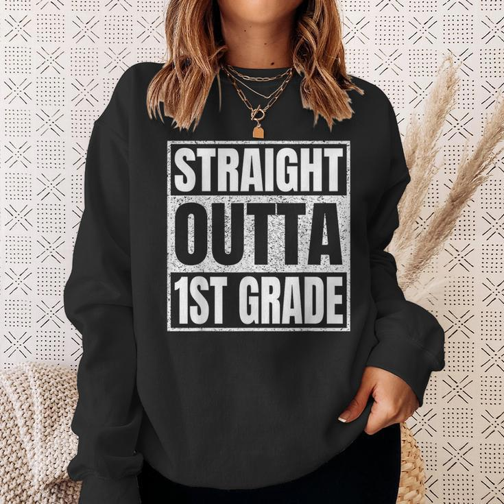 Straight Outta 1St Grade School Graduation Class Of 2023 Sweatshirt Gifts for Her
