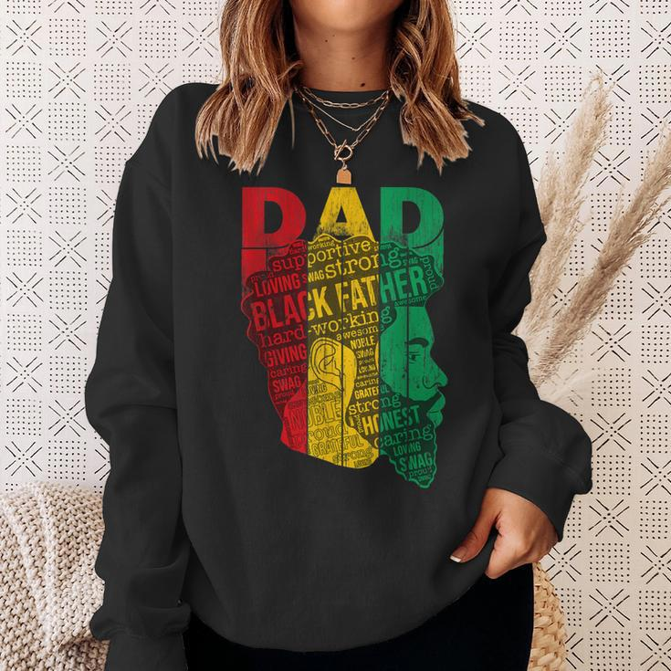 Strong Black Dad King African American Natural Afro Gift For Mens Sweatshirt Gifts for Her