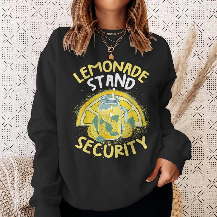 Summer Fun Lemonade Stand Security Boss Lemonade Crew Sweatshirt Gifts for Her