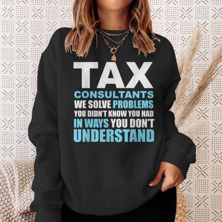 Tax Consultants Solve Problems Sweatshirt Gifts for Her