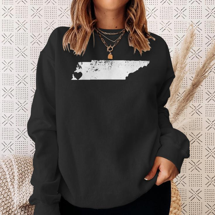 Tennessee Love Memphis Tn Home Pride Distressed Sweatshirt Gifts for Her