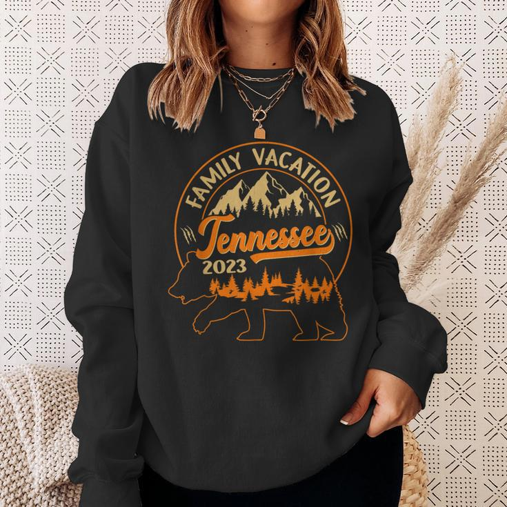 Tennessee Smoky Mountains Bear Family Vacation Trip 2023 Sweatshirt Gifts for Her