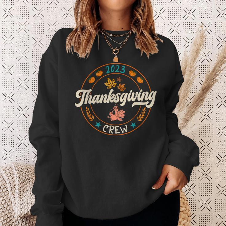 Thanksgiving Crew 2023 Team Turkey Matching Family Squad Sweatshirt Gifts for Her
