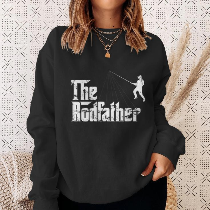 The Rodfather For The Avid Angler And Fisherman Sweatshirt Gifts for Her