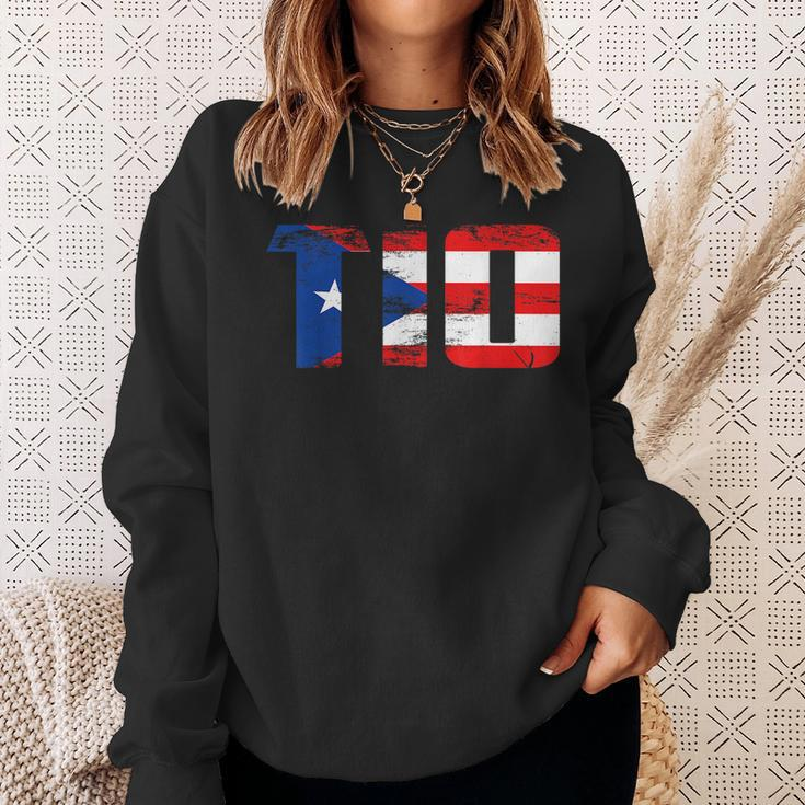 Tio Puerto Rico Flag Pride Fathers Day Puerto Rican Men Sweatshirt Gifts for Her