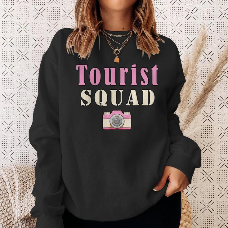 Tourist Squad Camera Girl Souvenir Vacation Travel Retro Sweatshirt Gifts for Her