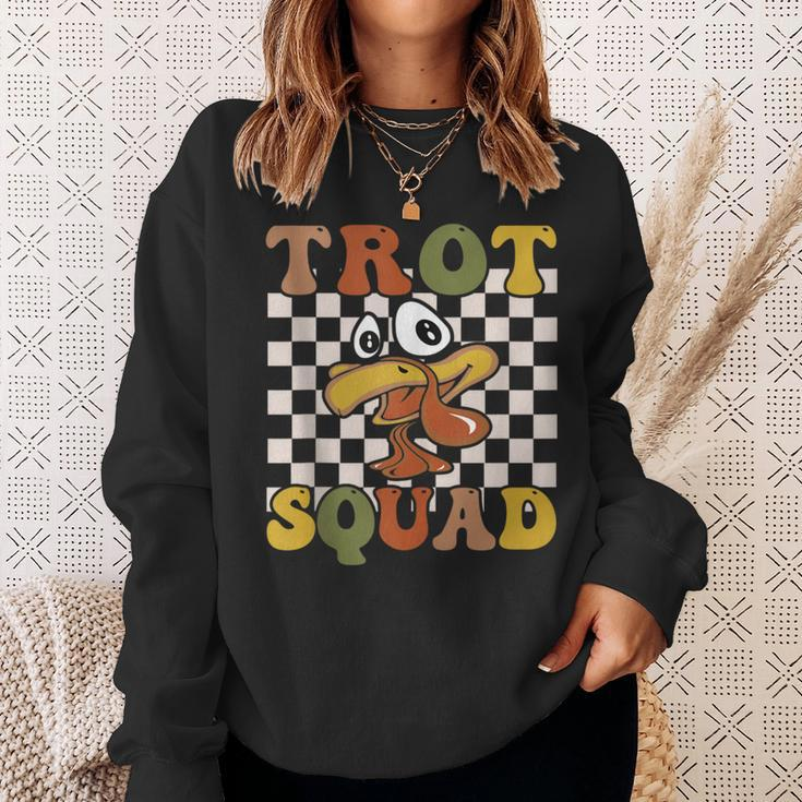 Trot Squad Turkey Trot Matching Thanksgiving 2023 Sweatshirt Gifts for Her