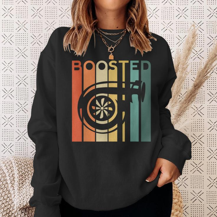 Turbo Car Boost Boosted Turbocharger Lag Retro Race Sweatshirt Gifts for Her