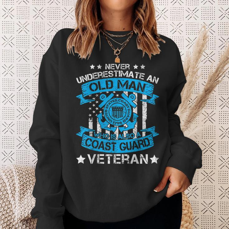Us Coast Guard Veteran Day Uscg Gift Gift For Mens Veteran Funny Gifts Sweatshirt Gifts for Her