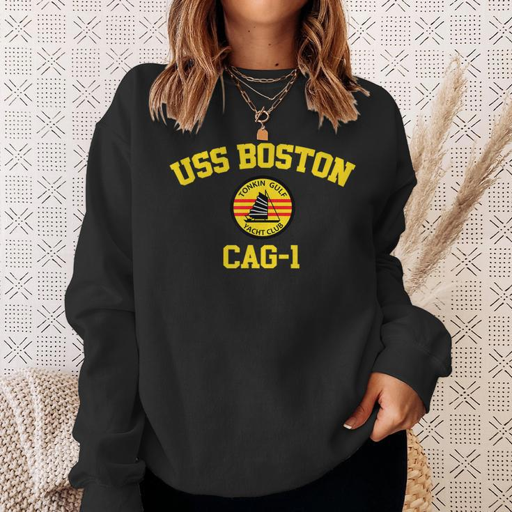 Uss Boston Cag1 Tonkin Gulf Yacht Club Sweatshirt Gifts for Her
