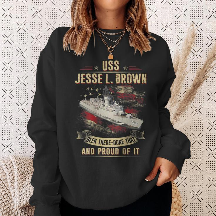 Uss Jesse L Brown Ff1089 Sweatshirt Gifts for Her