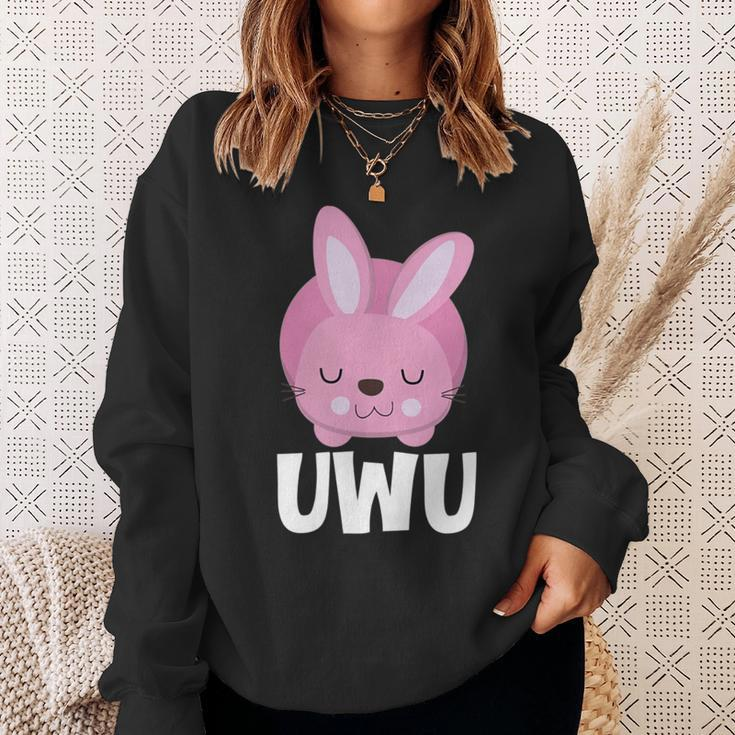 Uwu Kawaii Rabbit Cute Sweatshirt Gifts for Her