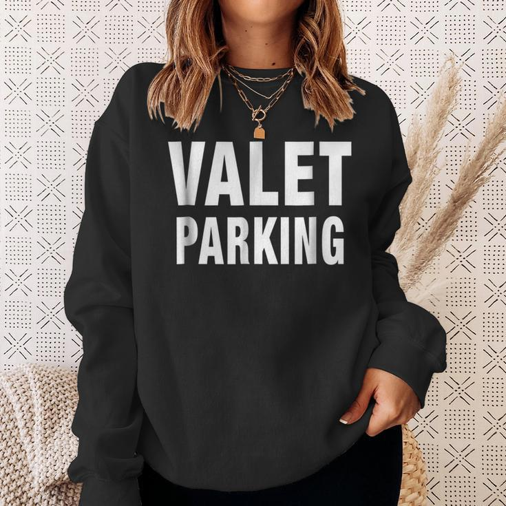 Valet Parking Car Park Attendants Private Party Sweatshirt Gifts for Her