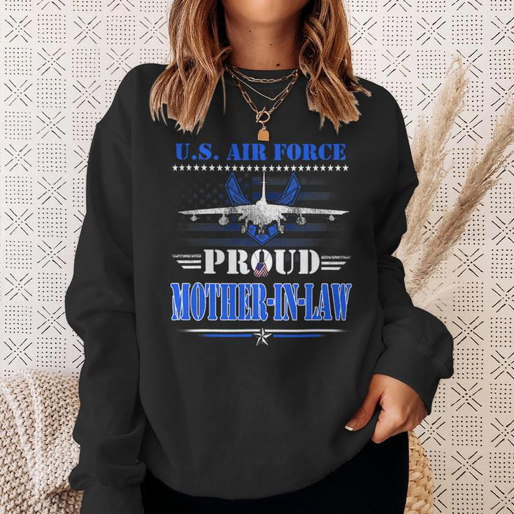 Veteran Vets Us Air Force Proud Motherinlaw Usaf Air Force Veterans Sweatshirt Gifts for Her