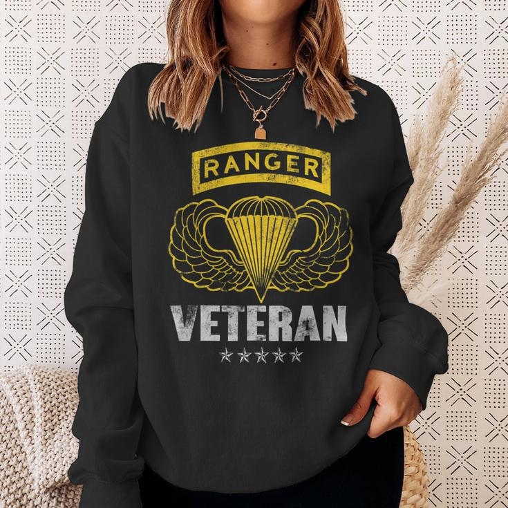 Veteran Vets Us Airborne Ranger Paratrooper Gifts Veterans Day Men Women Veterans Sweatshirt Gifts for Her