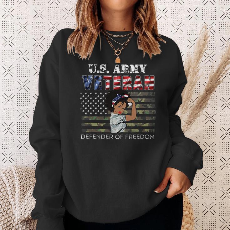 Veteran Vets Us Army Veteran Defender Of Freedom Gift For Veterans Day Veterans Sweatshirt Gifts for Her