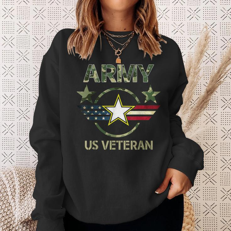 Veterans Day Us Army Veteran Military Army Soldiers Dad Gift Sweatshirt Gifts for Her