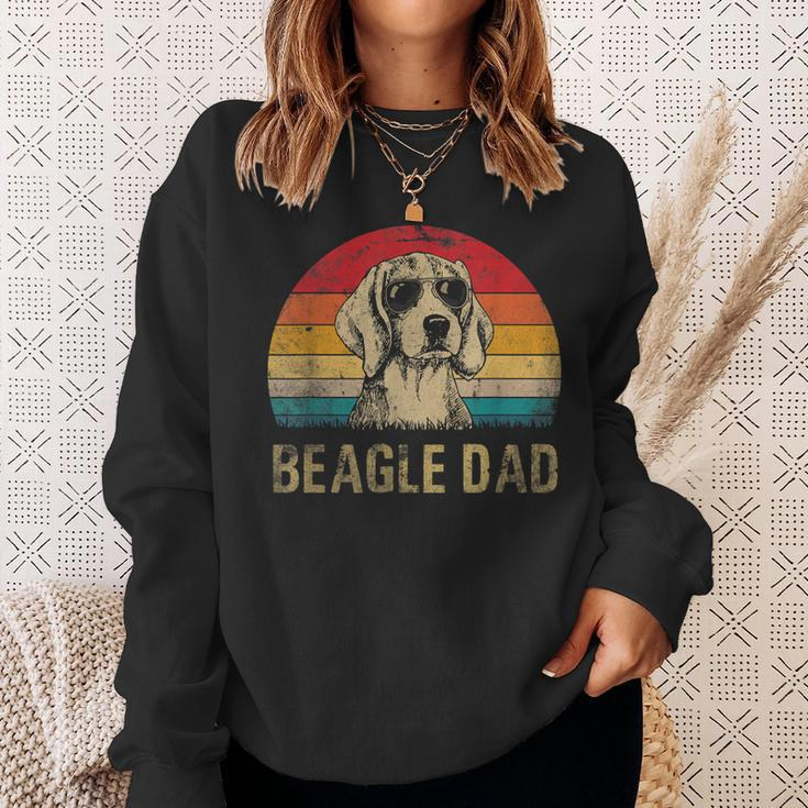 Vintage Beagle Dad Funny Beagle Dog Dad Father Gifts Sweatshirt Gifts for Her
