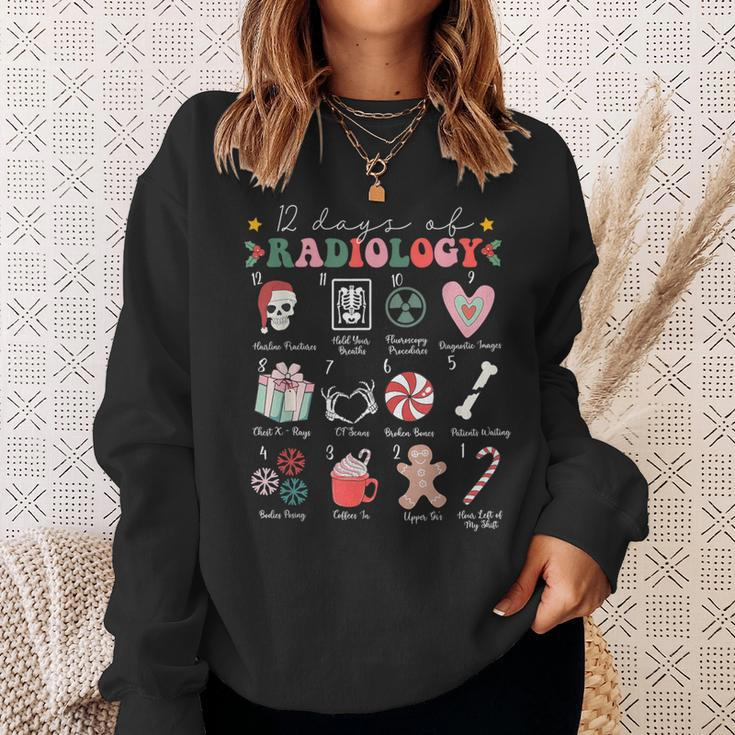 Vintage Christmas 12 Days Of Radiology X-Ray Christmas Sweatshirt Gifts for Her