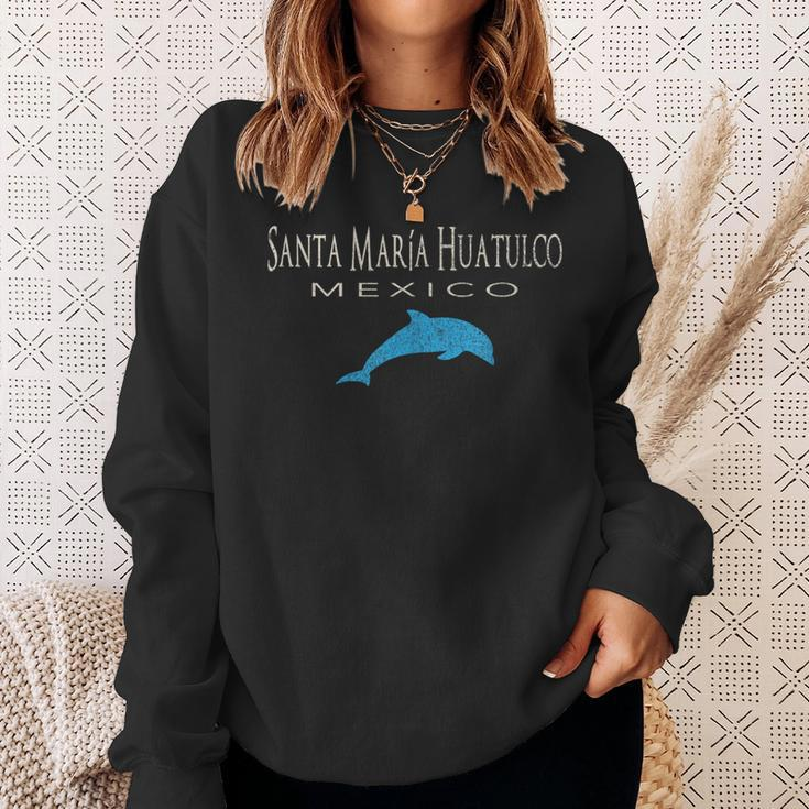 Vintage Santa Maria Huatulco DolphinSweatshirt Gifts for Her