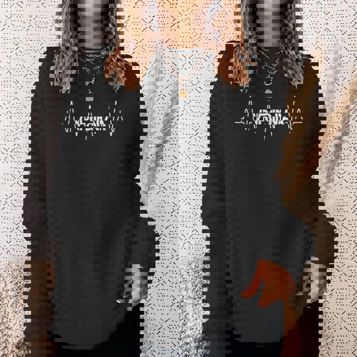 Virginia Gift Heartbeat National Pride Pulse Patriot Sweatshirt Gifts for Her