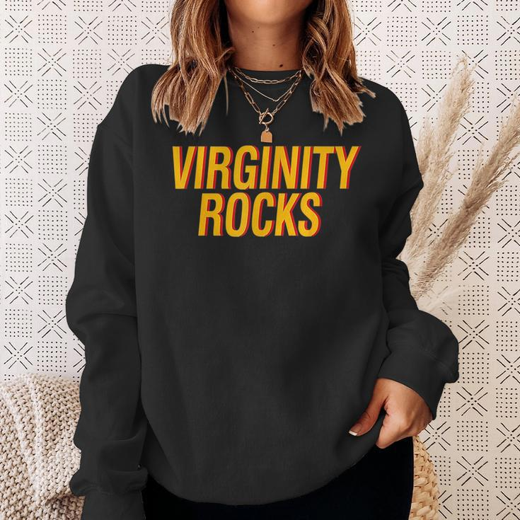 Virginity Is The Only Movement That Rocks Funny Sweatshirt Gifts for Her