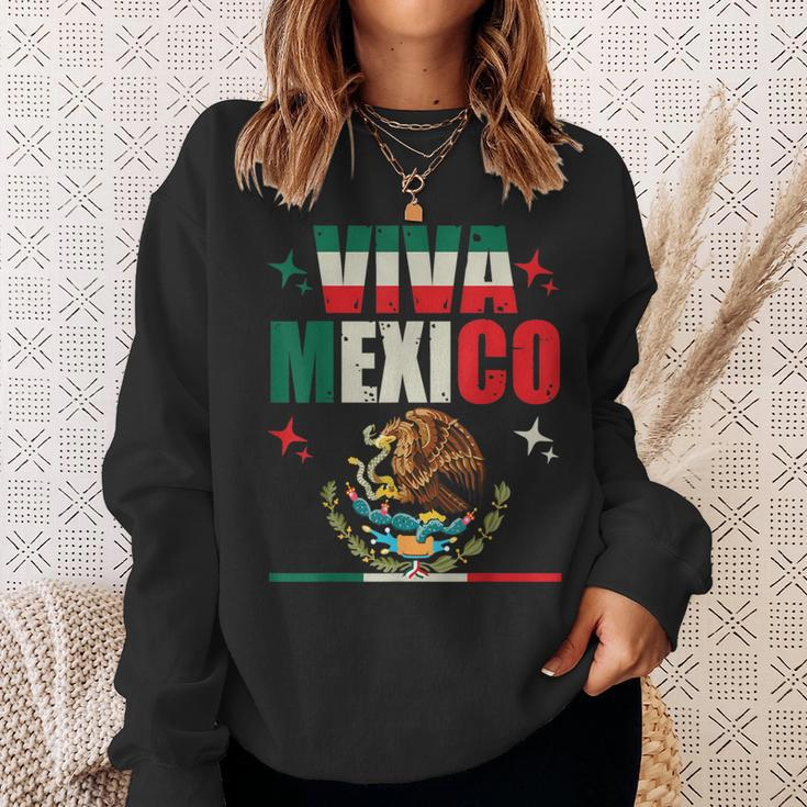 Viva Mexico 16Th September Mexican Independence Day Sweatshirt Gifts for Her