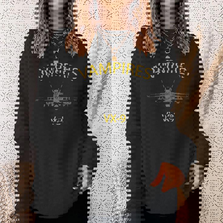 Vx-9 Vampires Air Test And Evaluation Squadron F-18 Sweatshirt Gifts for Her