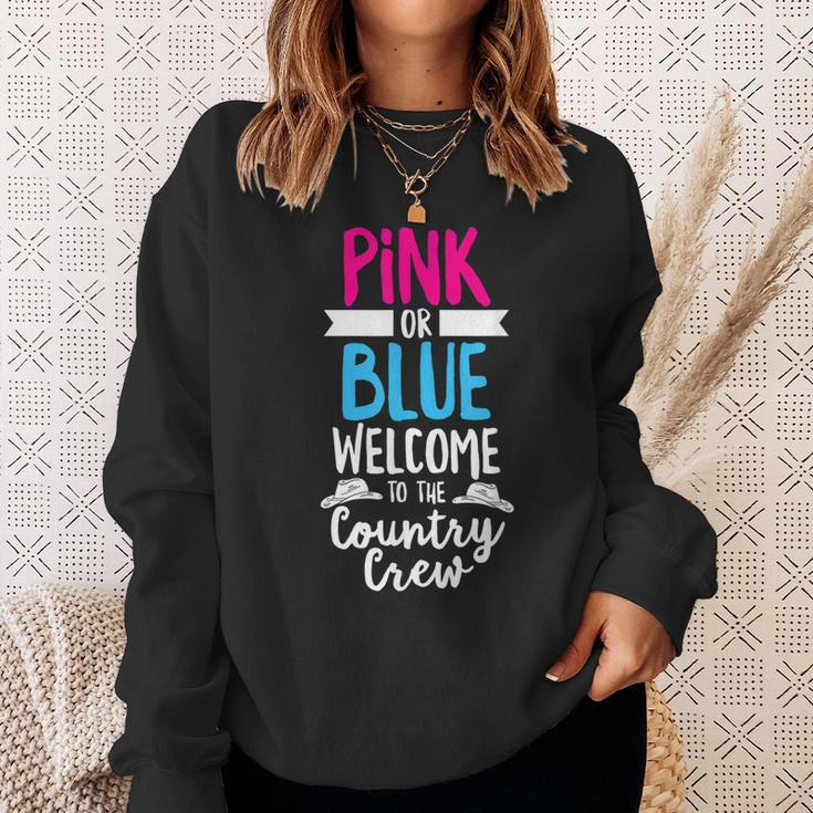 Western Gender Reveal Design For A Cowboy Or Cowgirl Sweatshirt Gifts for Her