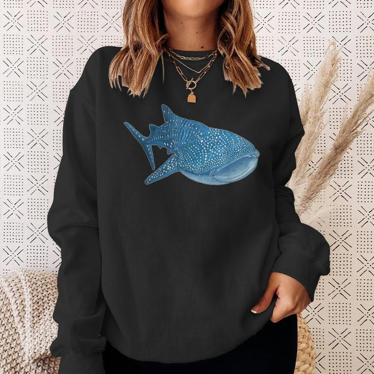 Whale Shark Scuba Diving Snorkeling Sweatshirt Gifts for Her