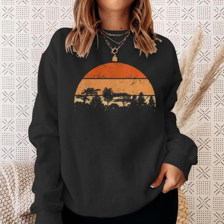 Wilderness Vintage Forest Themed Nature Outdoor Sweatshirt Gifts for Her