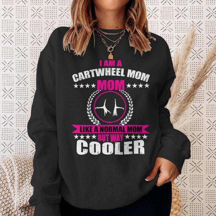 Womens Great Cartwheel Mom Saying Floor Gymnastics Lover Women Sweatshirt Gifts for Her