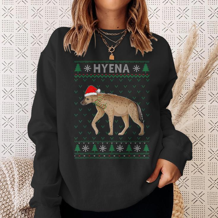 Xmas Hyena Ugly Christmas Sweater Party Sweatshirt Gifts for Her